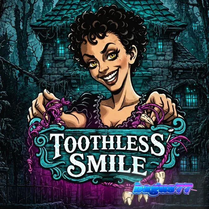 Tampilan visual slot Toothless Smile dengan tema horor dokter gigi